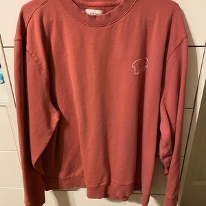 Coral elephant sweat shirt